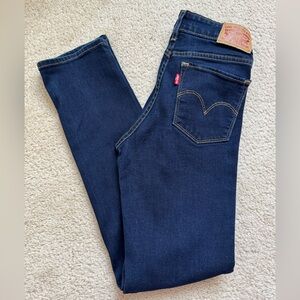 Levi's Women's Dark Blue Slim Leg Jeans